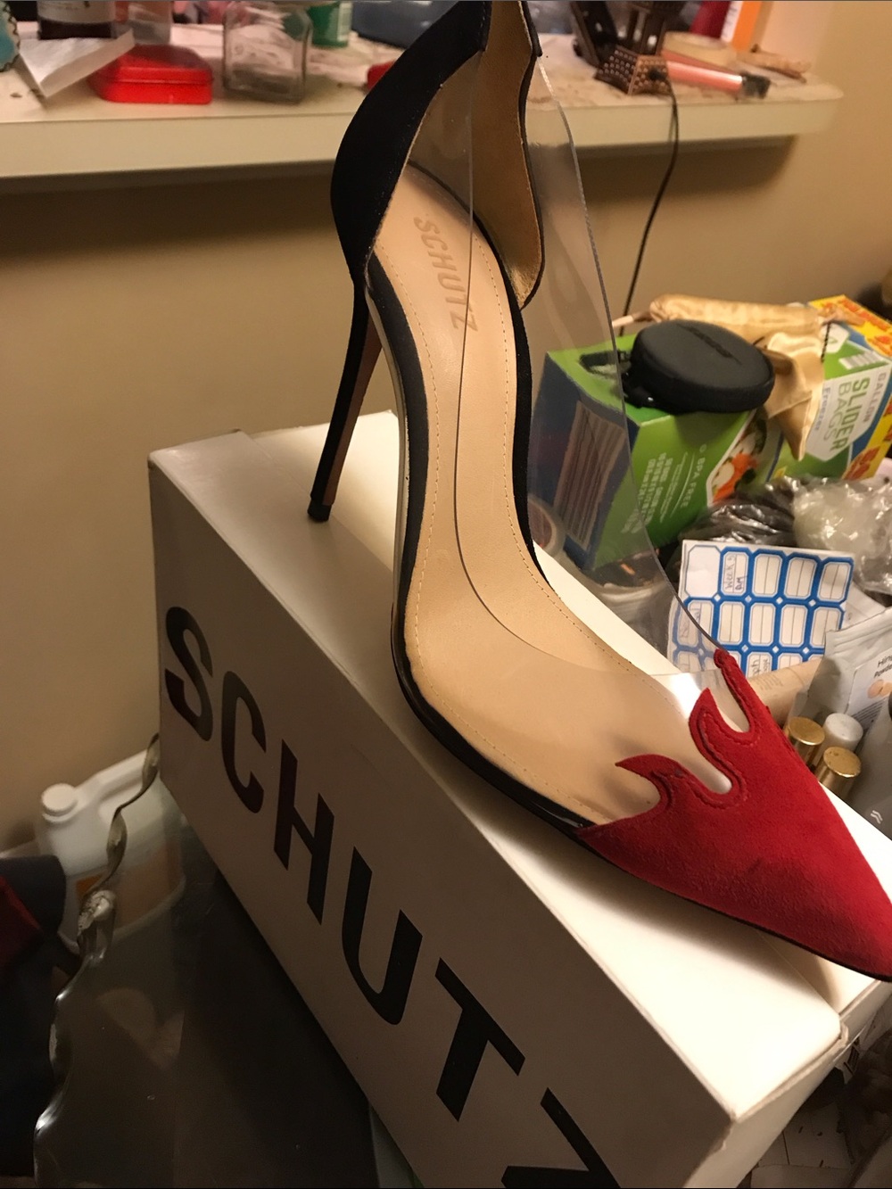 Schutz Tramp FlameHeels - Picture 2 of 5
